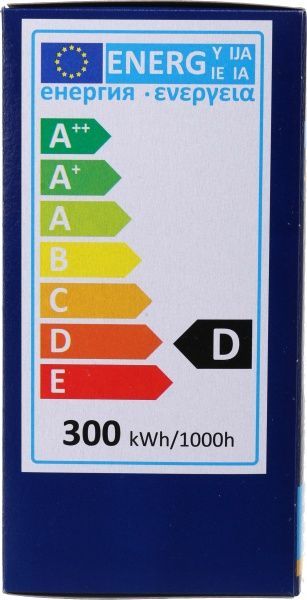 Лампа накаливания Iskra PS70 300 Вт E27 220 В прозрачная 