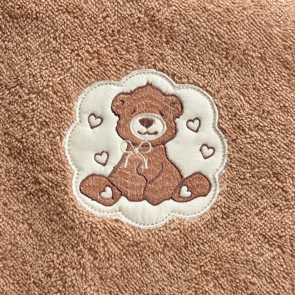 Полотенце-уголок IDEIA Мишка 100х100 см бежевый 8000002391 