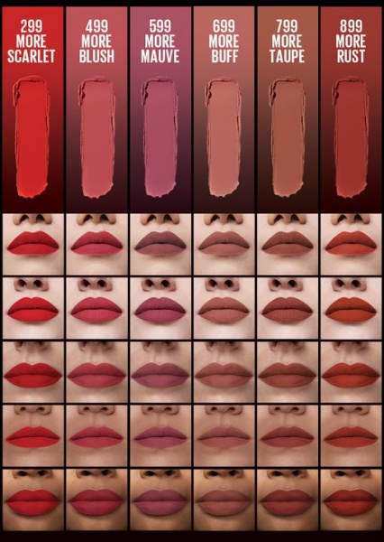 Помада Maybelline New York Color Sensational Ultimatte 599 More Mauve 2 г