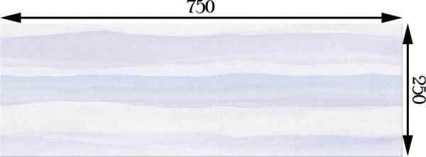 Плитка Opoczno Елегант Страйпс блу 25x75 