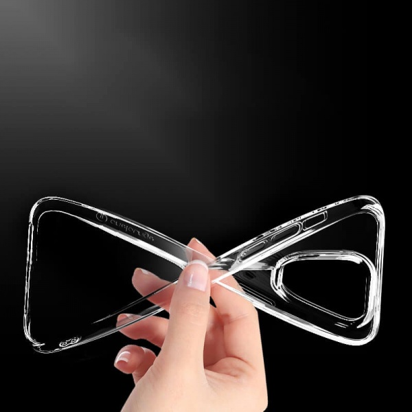 Прозорий TPU чохол oneLounge SilicolDots для iPhone 14 Plus