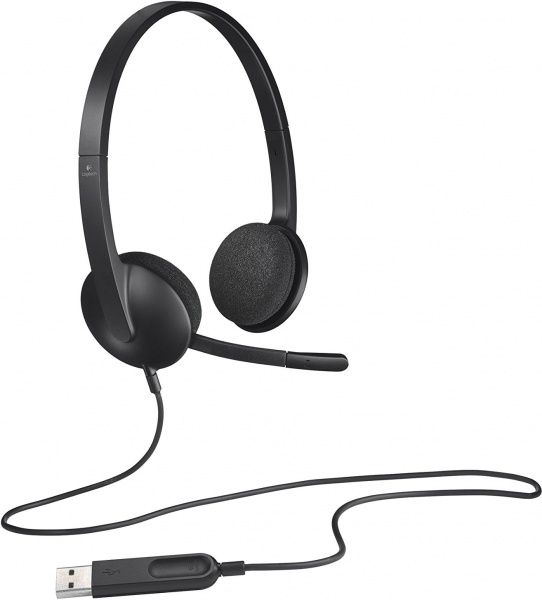 Наушники Logitech H340 - EMEA black Corded USB Headset 