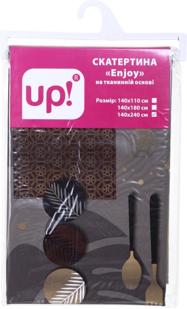 Скатерть Enjoy 140x240 см разноцветный UP! (Underprice)