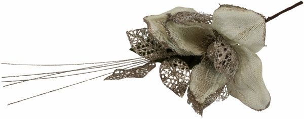 Гілочка декоративна Магнолія 30 см EYF14-5040-3FA  