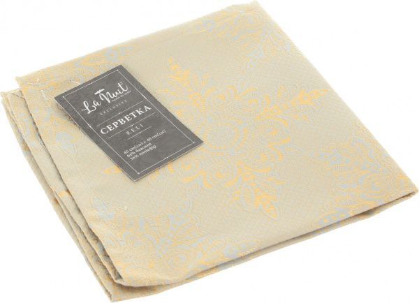 Серветка La Nuit Релі 40x40 см мульті 