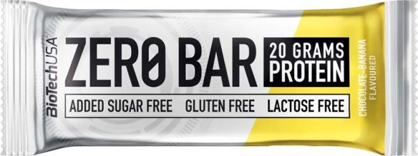 Батончик BioTech Zero Bar Шоколад-банан 50 г