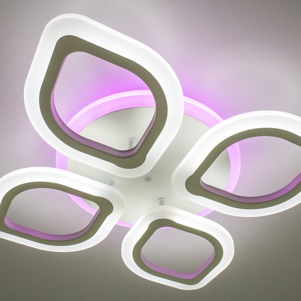 Люстра світлодіодна Luminaria 4R480/80 50 Вт білий AZALIA RGB 40W+10W 