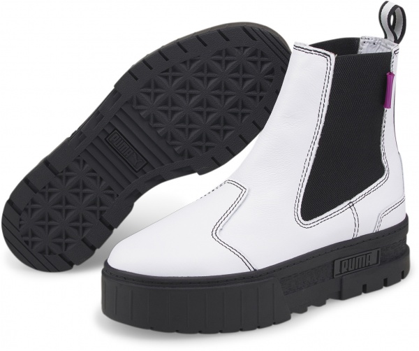 Ботинки Puma MAYZE CHELSEA POP WNS 38454901 р.40,5 белый