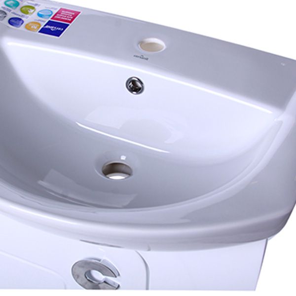 Тумба підлогова Сансервіс Eliza 60 з умивальником Libra 60 біла