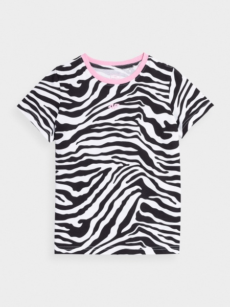 Футболка 4F TSHIRT F1011 4FJSS23TTSHF1011-11A р.146 білий