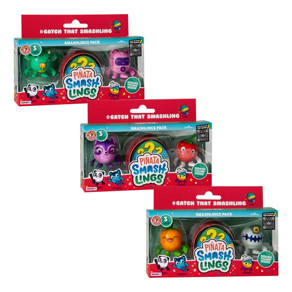 Набор игровых фигурок Pi?ata Smashlings Потешные герои SL2021 