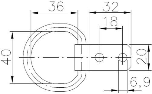 Петля ZBF 50-1 AL-KO 1860049