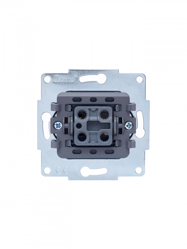 Кнопка дзвінка кнопковий Lezard Vesna без підсвітки білий 742-0288-103