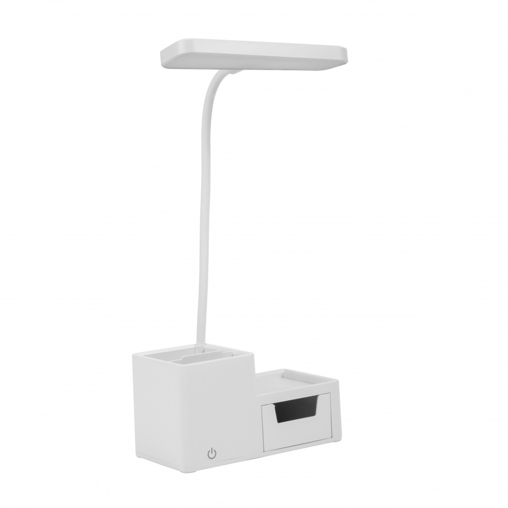Настільна лампа акумуляторна LedPulsar 4 Вт без цоколя білий ALT-808W