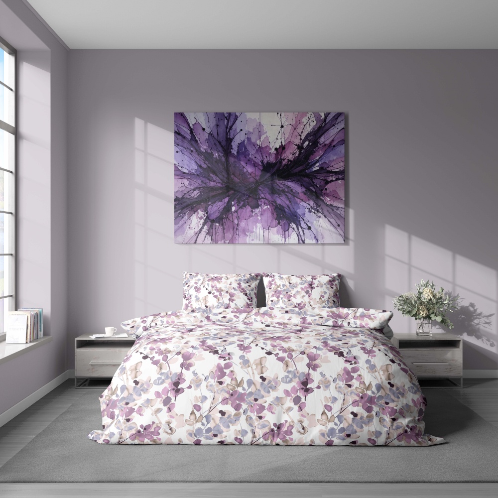 Комплект постільної білизни Serene Leaves 2,0 із принтом UP! (Underprice)