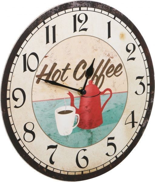 Часы настенные Hot Coffee