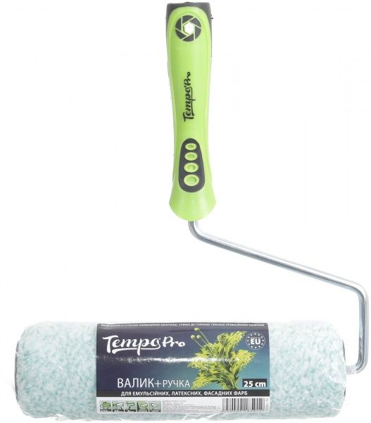 Валик Tempo PRO зеленый EU 48x250 мм E0112-644825