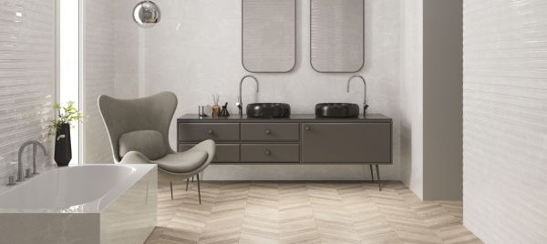 Плитка Cifre Pietra Horizon Greige 30х90 