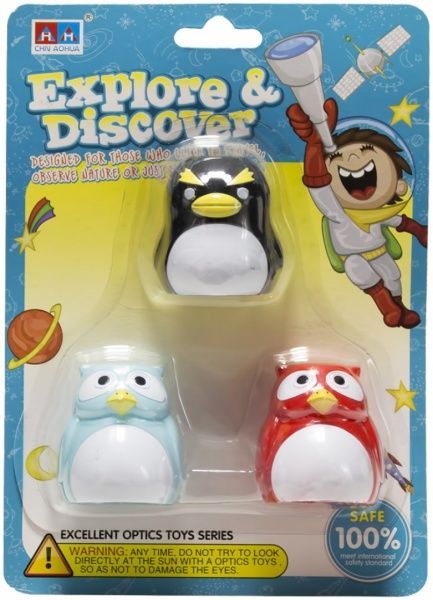 Набор калейдоскопов Пингвин и 2 Совы 9003A