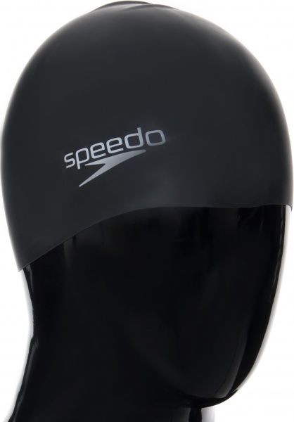 Шапочка для плавания Speedo Plain Moulded Silicone Junior 8-709900001 one size черный