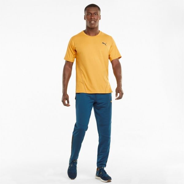 Футболка Puma TRAIN CLOUDSPUN BND SS TEE 52087337 р. L жовтий