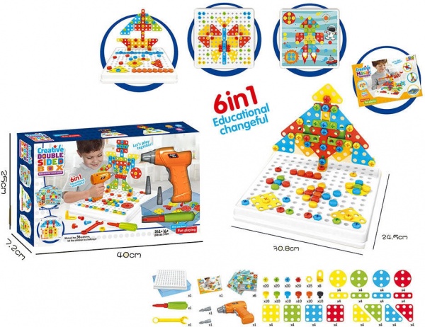 Ігровий набір Shantou Двосторонній ящик мозаїка OTG0918279