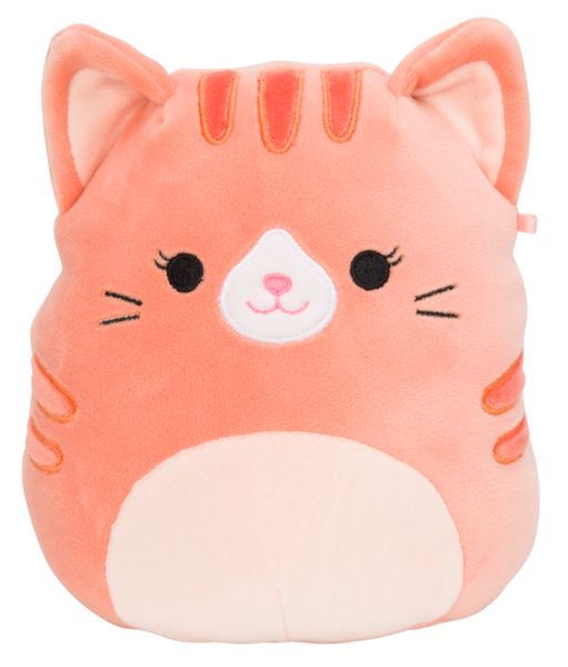 Мягкая игрушка SQUISHMALLOWS Котик Джиджи 20 см рожевий з білим 6732744