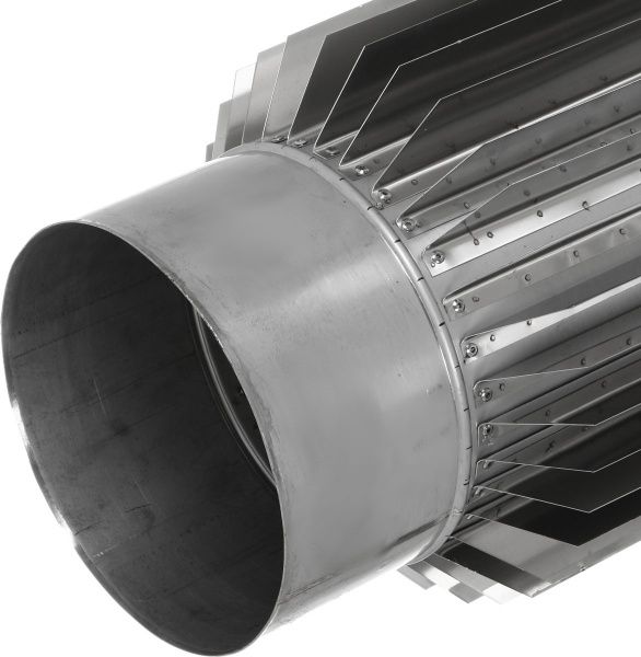 Радіатор 0,5 м димохідний 1 мм нерж Ф200 мм LIRA-LTD 