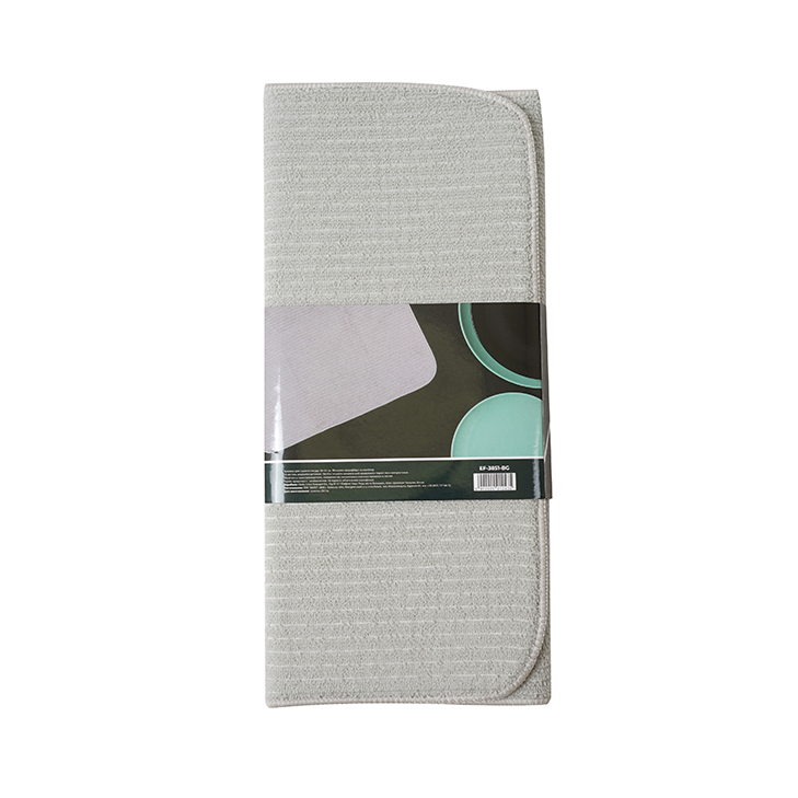 Коврик для сушки посуды Eco Fabric 38 х 51 см бежевый (EF-3851-BG)