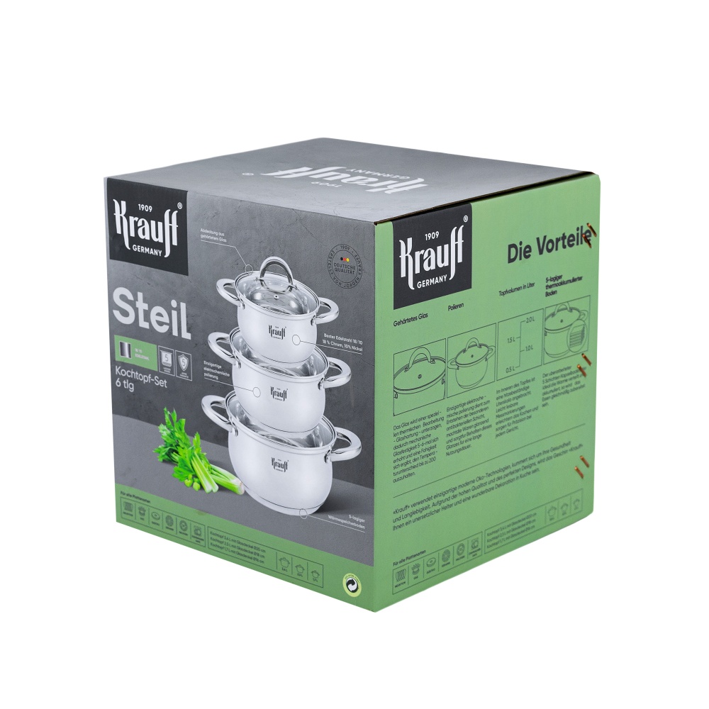 Набор посуды Krauff Steil 6 предметов 26-238-078