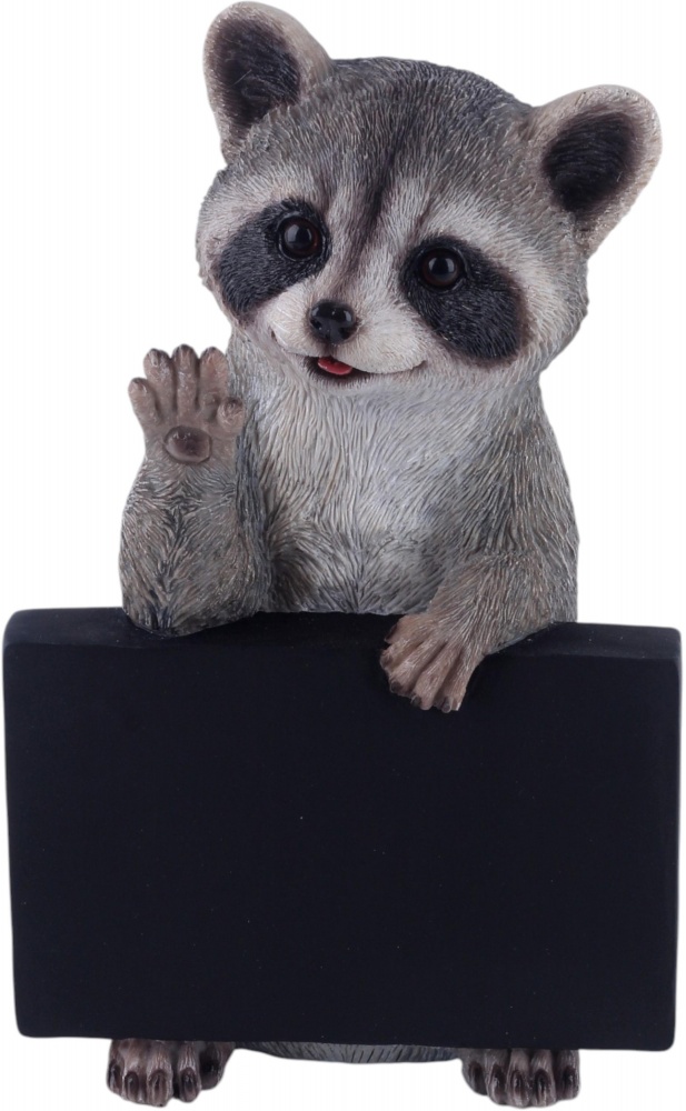 Фигурка декоративная Енот с дощечкой 15x14x24 см MG3310600