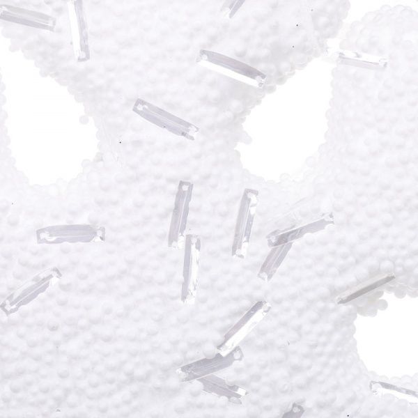 Декорация новогодняя Снежинка 18 см SDK18020W 