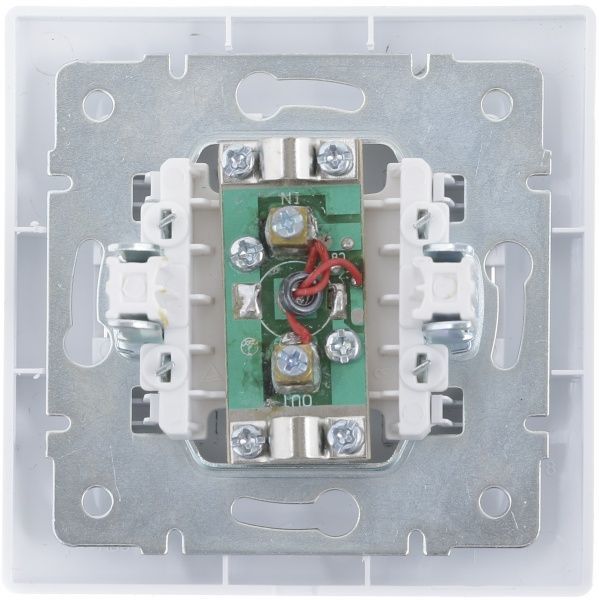 Розетка TV проходная UP! (Underprice) One Plus белый 706-0202-129