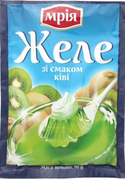 Желе киви 90г ТМ Мрия 4820154830300