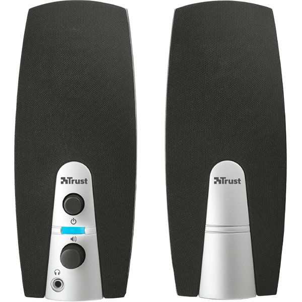 Акустическая система Trust Mila USB 2.0 black/silver  