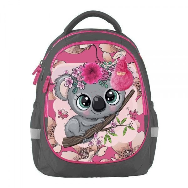 Рюкзак шкільний Bagland Butterfly Коала сiрий суб.906 (56591)