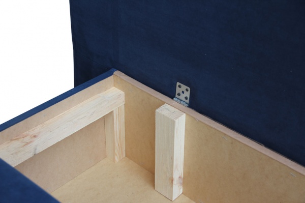 Диван прямий Берегиня Аполо синій/принт зігзаг 1940x910x770 мм