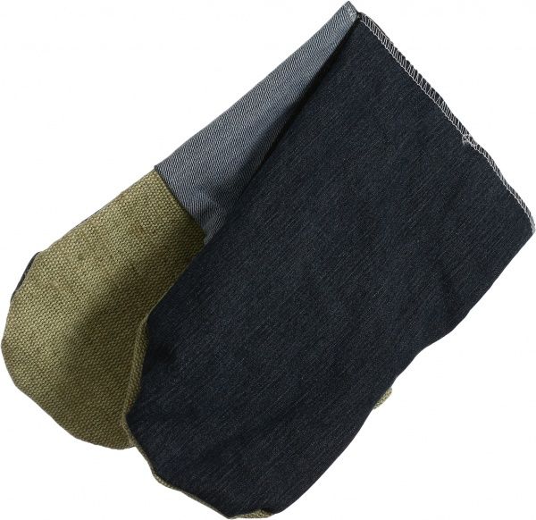 Рукавицы Сталь с двойным наладонником с покрытием брезент XL (10) 50001