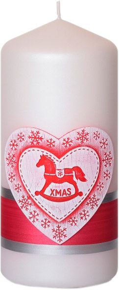 Свічка Різдво 13 см Асортимент Bartek Candles