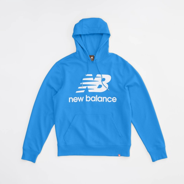 Джемпер New Balance Essentials Stacked Logo MT03558SBU р. L голубой