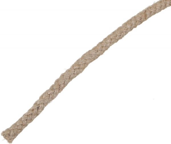 Канат джутовый плетеная плетеный 8 мм 8 мм 20 м бежевый