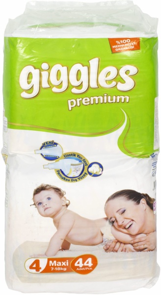 Підгузки Giggles Premium 4 7-18 кг 44 шт.