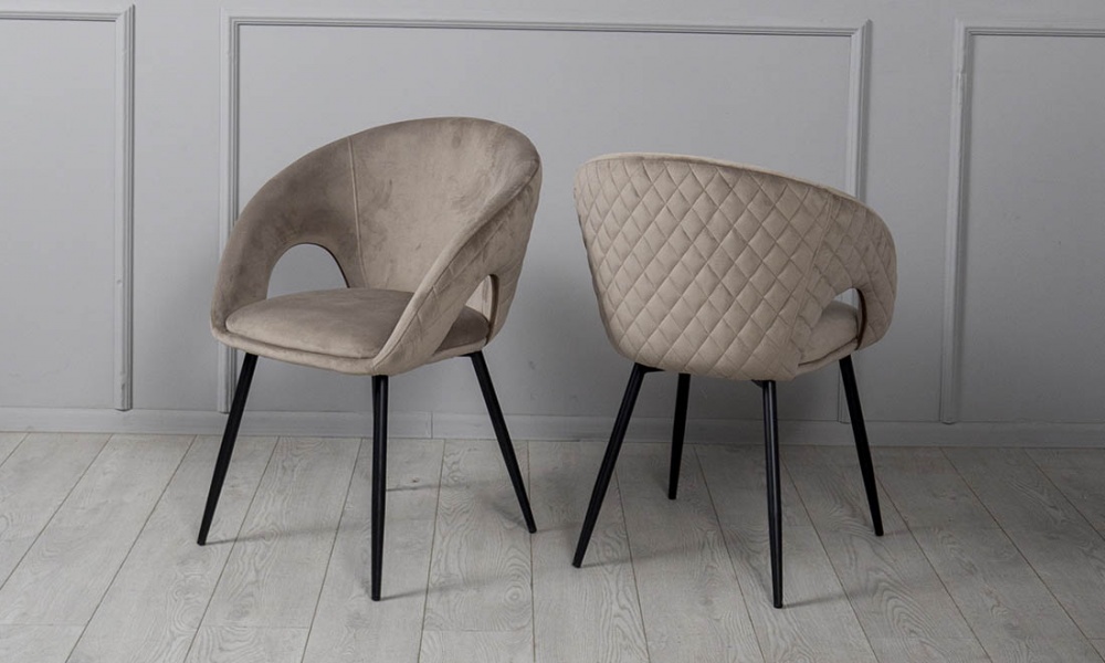 Стул Милли бежевый / черный