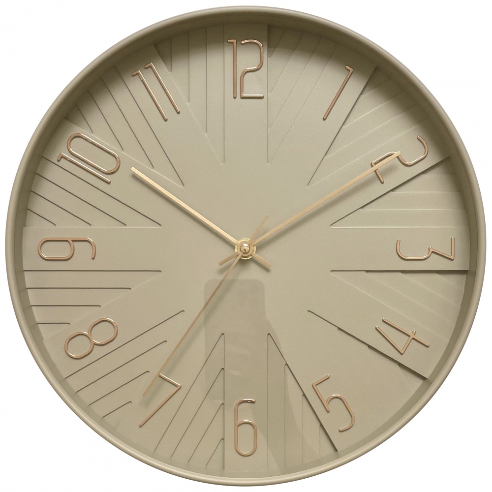 Годинник настінний Dani 30,5 см хакі (3444-4) Sensio