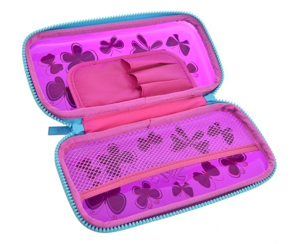 Пенал школьный Butterflies 3D HP-07 532320 YES фиолетовый