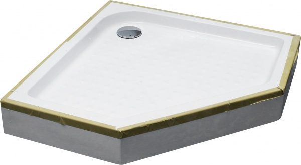 Піддон душовий Bravat STREAM п'ятикутний 90х90х14 см