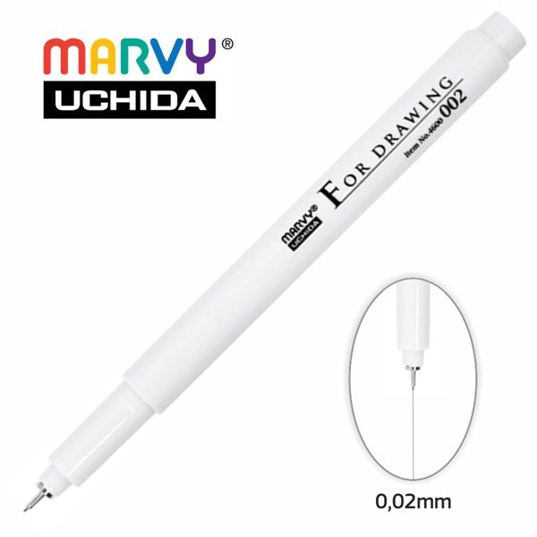 Мультилайнер Marvy 4600-S 0,02 мм 