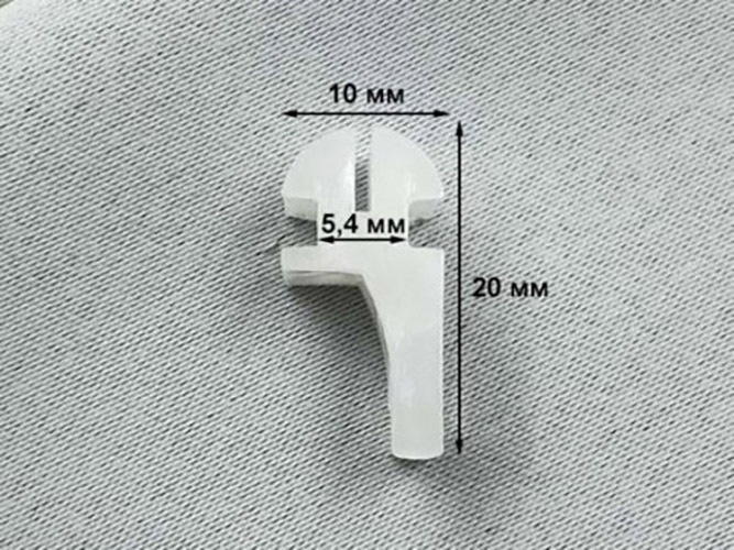 Комплект фурнітури Quadrum Square line набірний чорний 50 шт.