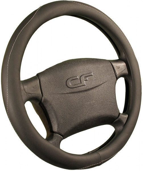 Чехол на руль Carfashion CREEK черный с серым