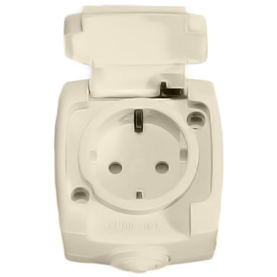 Розетка Rondo RA16-112B-SI слонова кістка